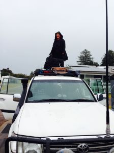 Loading up the roof rack and eagerly awaiting acquistion of a roof bag to simplify this process.