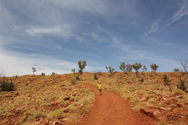 Running towards a crater, going wherever it leads (Finn)